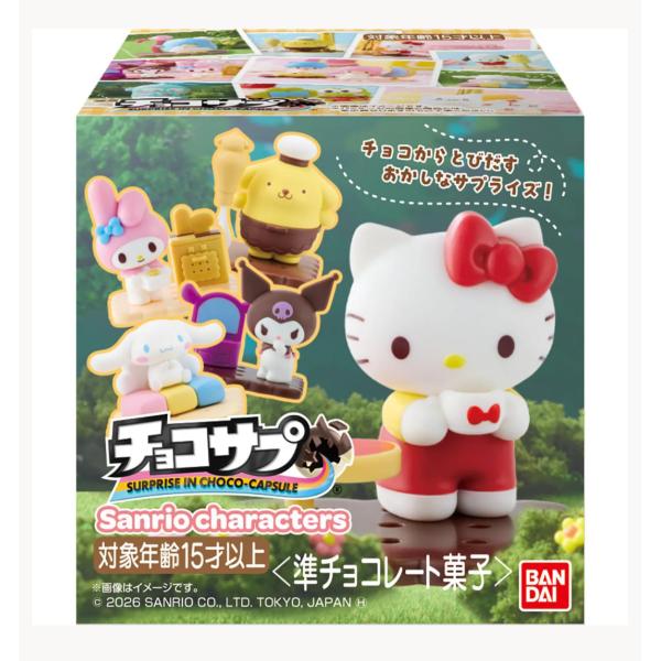 食玩》チョコサプ サンリオキャラクターズ 単品(1個) ※種類ランダム