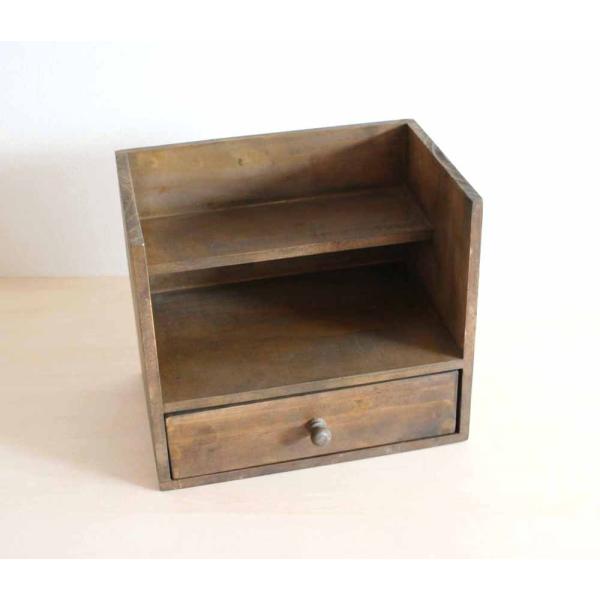 シェルフチェスト ミニチェスト 引出し 小引き出し ドローワー 木製 収納 整理棚 化粧品棚 卓上 カントリー 北欧 カフェ アンティーク レトロ Buyee 日本代购平台 产品购物网站大全 Buyee一站式代购 Bot Online