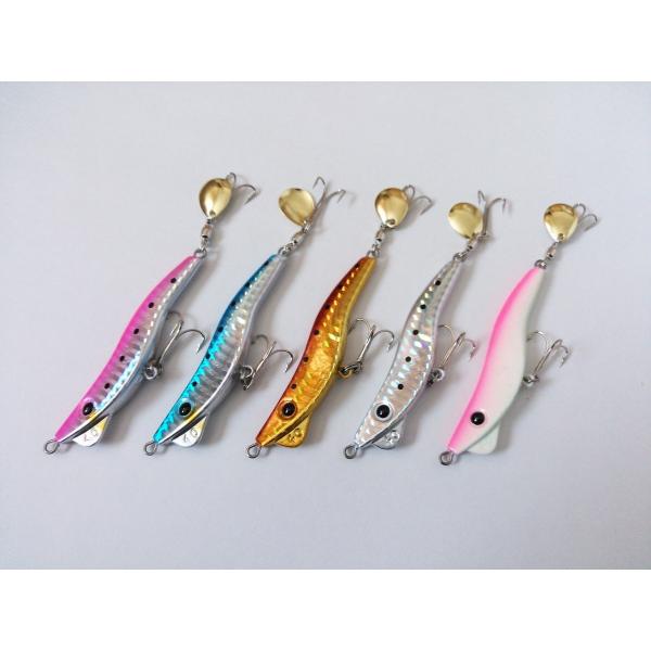 スピンテール ジグ スピナー メタルジグ 40g 5色 セット ブレード シーバス 青物 根魚 フラットフィッシュ 万能 ジギング Buyee Buyee Japanese Proxy Service Buy From Japan Bot Online
