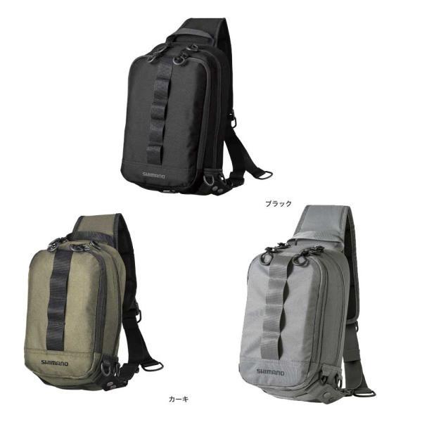 シマノ　スリングショルダーバッグ&ルアーセット シマノ（SHIMANO） スリングショルダーバッグ BS-025T Mサイズ : いの