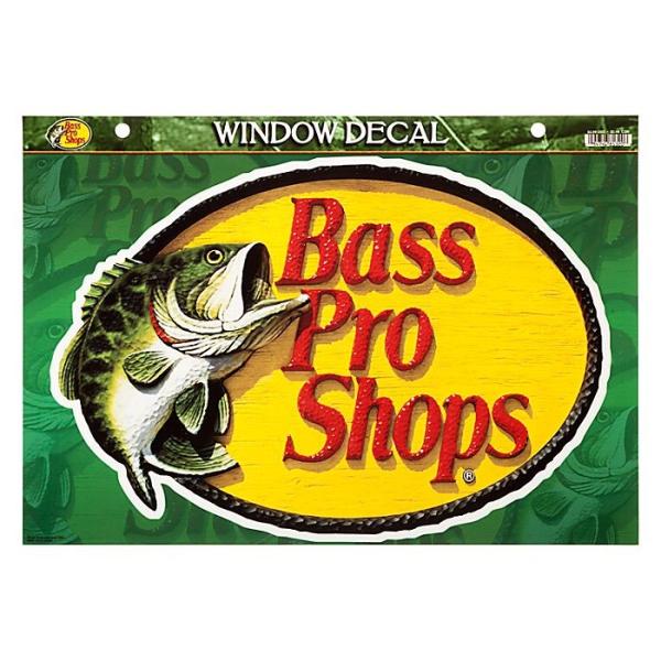 バス プロ ショップス　ウインドウ デカル - ラージ　Die-Cut Vinyl Window Decal Large