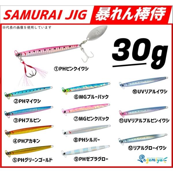 DAIWA（ダイワ） サムライジグ暴れん棒侍30g : フィッシング相模屋