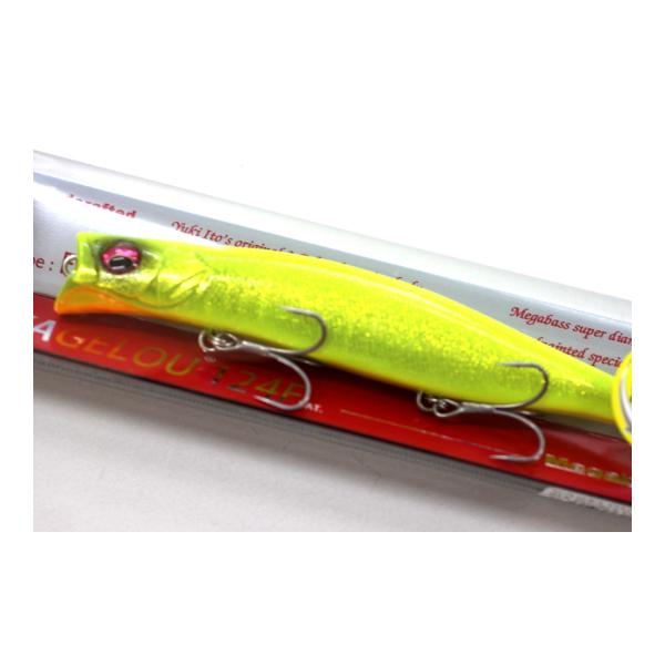 新品 メガバス カゲロウ124F KAGELOU DO CHART 2点 セット Megabass メガバス KAGELOU カゲロウ 124F #GLX DOUBLE CHART : 城峰