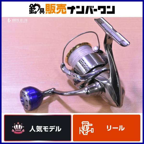 シマノ 18 ステラ C3000XG 夢屋ハンドルノブカスタム SHIMANO