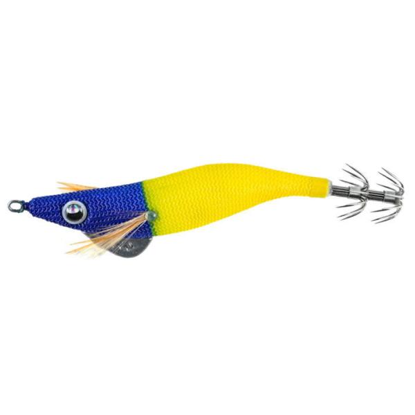 マルシン漁具 至高のドロッパーエギ 2.5号 #8 青黄 / イカメタル 餌木 メール便可