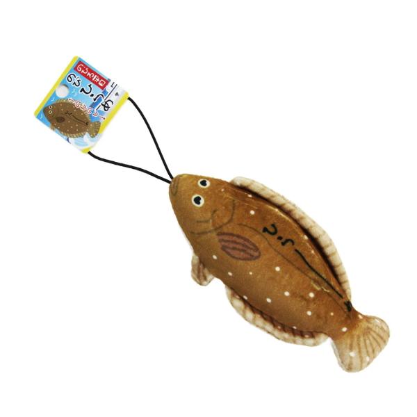 魚のストラップ のびおさかな ストラップ のびひらめ #ヒラメ / カワチ 釣り お魚