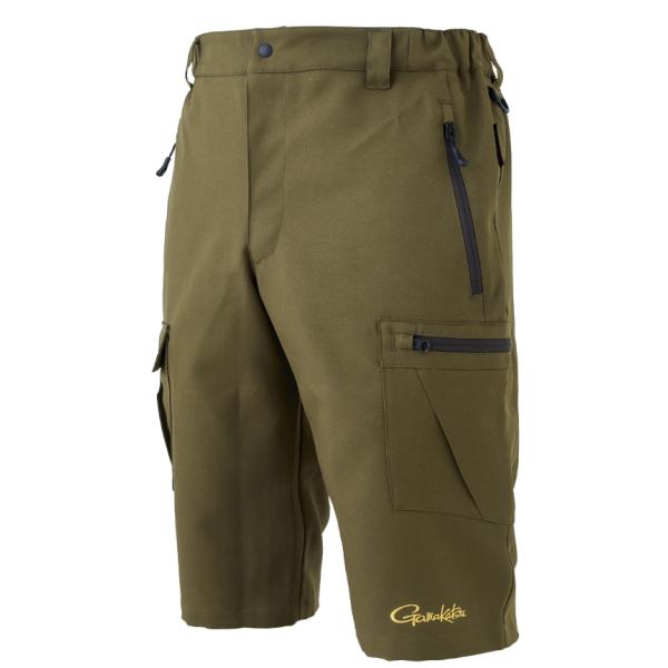 がまかつ フィッシングハーフパンツ GM-3702 オリーブドラブ Sサイズ / ウェア / gamakatsu Gamakatsu（がまかつ） フィッシングハーフパンツ GM-3702 オリーブ