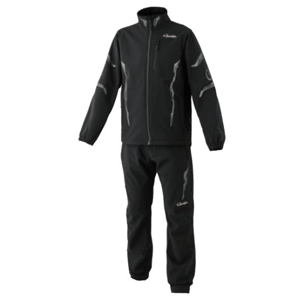 Gamakatsu がまかつ ソフトシェルスーツ GM-3764 ブラック×ブラック 5L