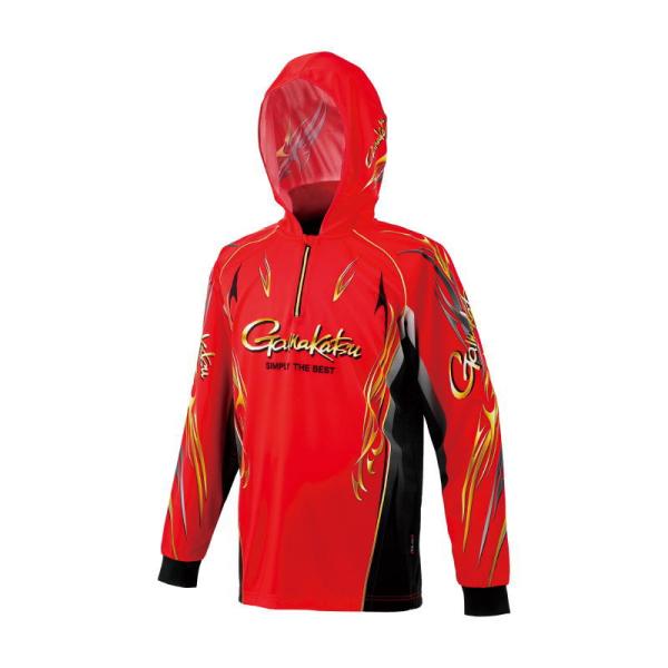 Gamakatsu（がまかつ） 2WAY プリントジップシャツフーディ GM-3816