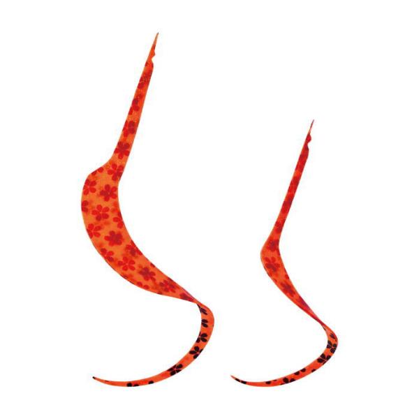 がまかつ Gamakatsu LUXXE 桜幻 シリコンネクタイ メガシングルカーリー / フィッシング ルアー 鯛ラバ タイラバ パーツ桜幻史上最大厚1mmのシリコン採用で、デッドスローから高速巻きまで安定した動きと操作性を両立し、様々な...