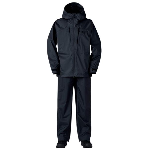 ダイワ レインマックス アングラーズライトレインスーツ DR-3025 ブラック Lサイズ / レインウェア daiwa 釣具