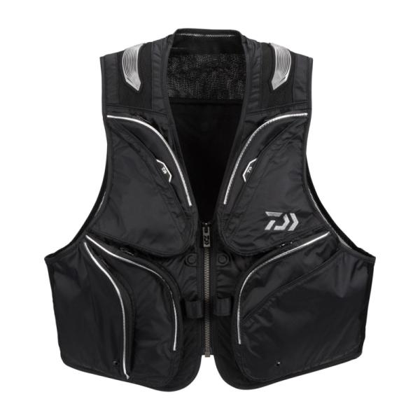 DAIWA（ダイワ） ショートフィッシングベスト DV-3025 ブラック L