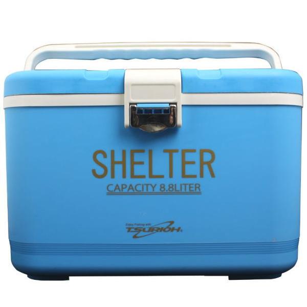 釣王 クーラボックス TC036 SHELTER 8.8L ブルー / クールボックス