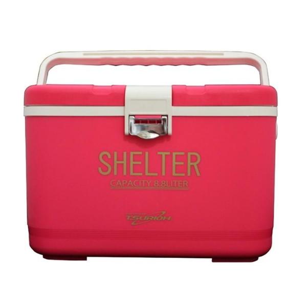 tsurioh シェルター SHELTER クーラーボックス 釣り レジャー キャンプ保冷性能48時間持続!!ワクチン専用標準の密閉レベルをクリアする優れた保冷性能でクーラー内温度2〜10℃を48時間持続します。丈夫な取っ手付きで飲料などの...