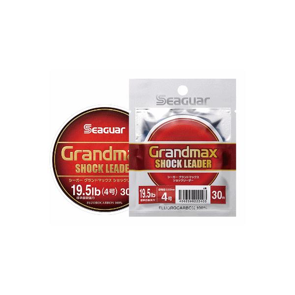 他サイト： クレハ シーガー グランドマックス ショックリーダー 30m 19.5lb 4号 クリア メール便発送 / 釣具の商品画像