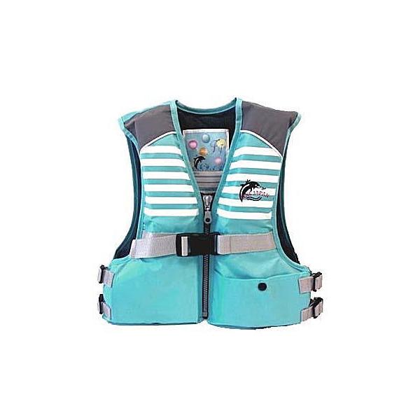 釣り フィッシング レジャー 海水浴 波止 防波堤 堤防 ライフジャケット 救命具 救命胴衣 フローティングベスト フィッシング ウェア浮力等の基本機能はそのままにデザインをおしゃれ仕様に。緊急用のホイッスル（内側ポケット収納）・股ベルト装備。