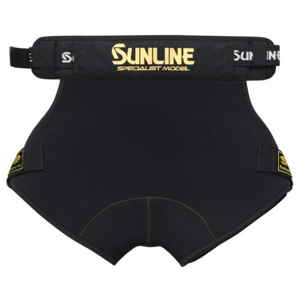 サンライン SUNLINE ヒップガード (クロロプレン) SUH-145 / ウェア 磯釣り防水性、防風性に優れるクロロプレン製ヒップガードハードな磯から体とウェアを保護する高いクッション性冬期の磯釣りに最適な仕様表　地：ベルト部：ポリエ...
