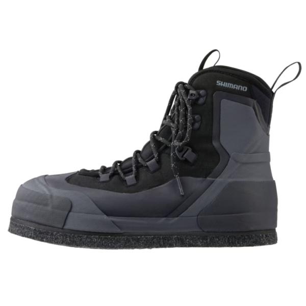 シマノ ロックショアガードブーツ カットラバーピンフェルト FS-25XX ブラック 28cm / shimano 釣具 シマノ（SHIMANO） ロックショアガードブーツ カットラバーピン