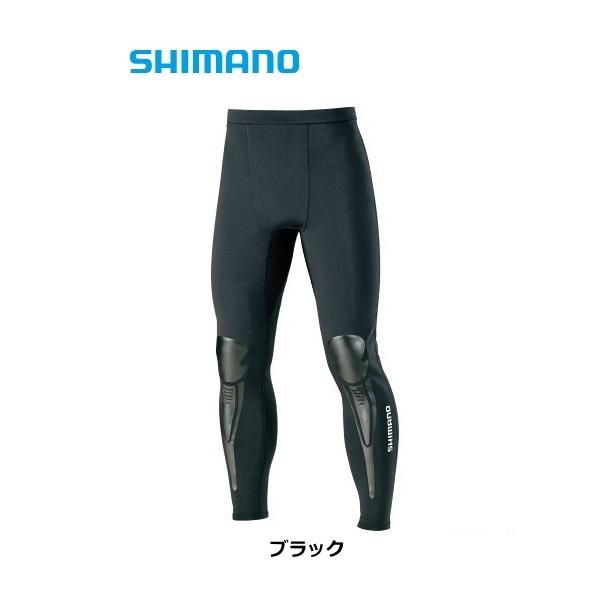 シマノ ライトクロロプレン プロテクトタイツ IN-087S ブラック L / shimano 釣具 (SP) fishing-tsuribitokan_4969363652324