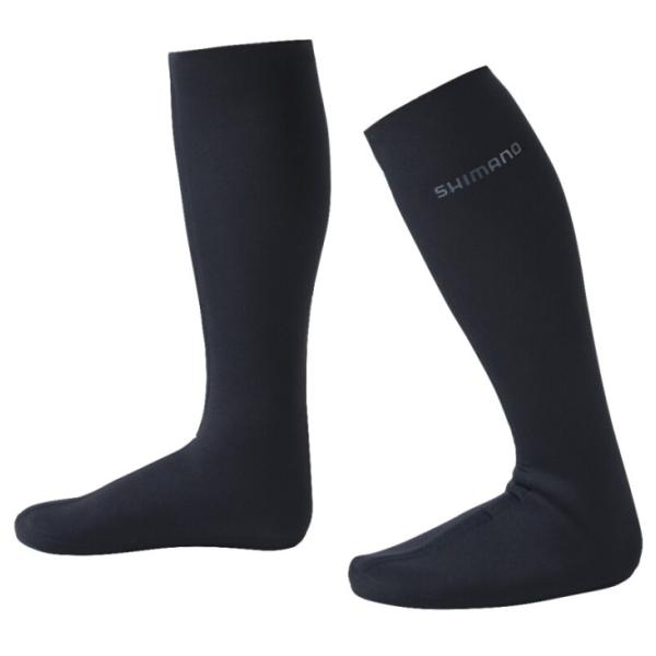 シマノ ドライハイソックス中丸 FI-024W ブラック M (25.0〜25.5) / shimano 釣具 (SP) シマノ（SHIMANO） ドライハイソックス中丸 FI-024W ブラック M (25.0