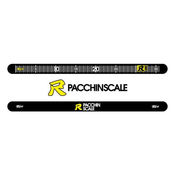ティクト 尺パッチンスケール ブラック｜フィッシングメジャー アジング メバリング｜つり具 (置き配可 送料450円)