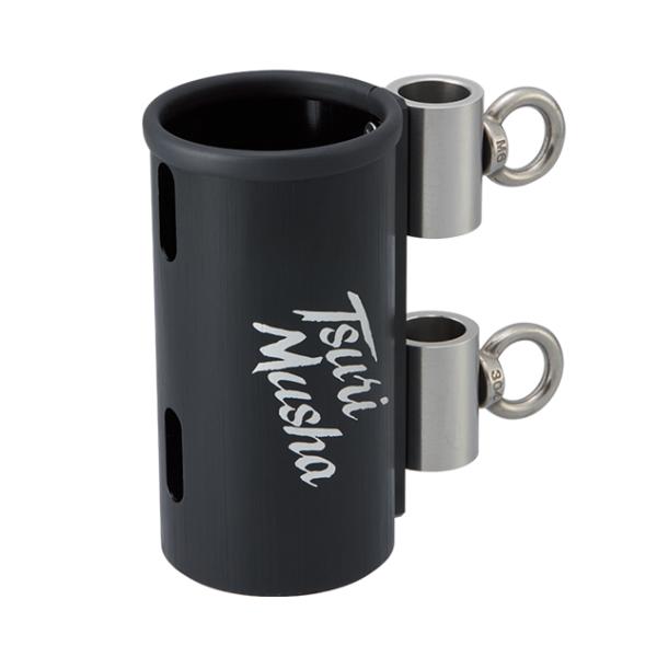 釣武者 ロッドホルダー WL (ダブルロック) ブラック / 釣具