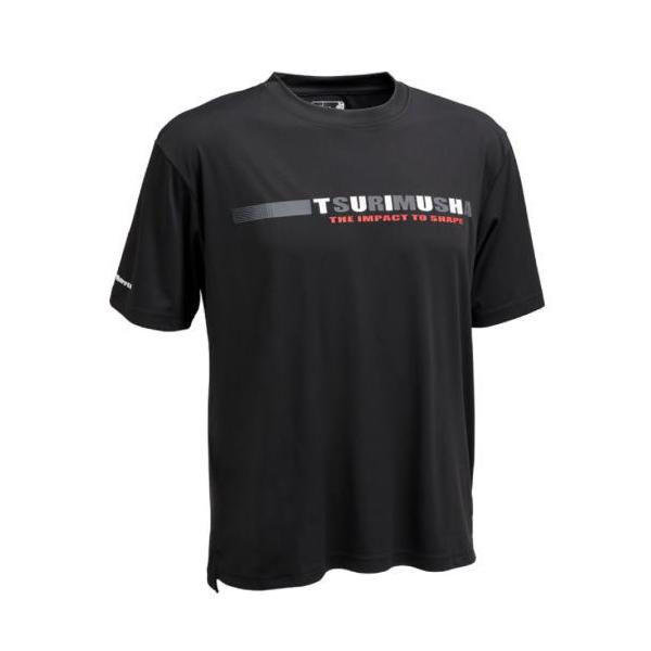 釣武者 アクティブドライTシャツ ブラック Sサイズ｜ウェア｜釣具
