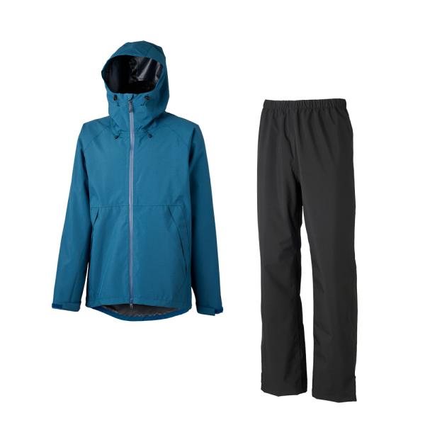 リバレイ SC フレックスレインスーツ スモークブルー #10023 (レインウェア レインスーツ 上下セット)
