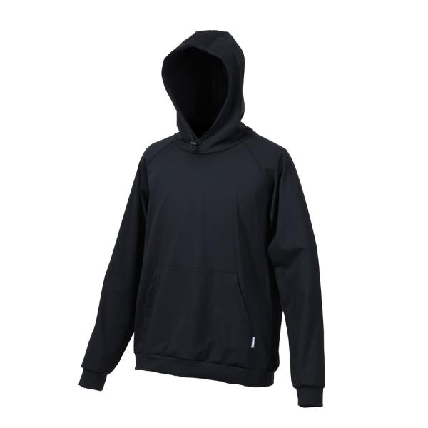 リバレイ RBB ストレッチウォームパーカー ブラック #7786 (防寒着 防寒ミドラー 防寒インナー)■素材本体：ポリエステル84％、ポリウレタン16％≪リバレイ 防寒着 防寒ミドラー 防寒インナー≫