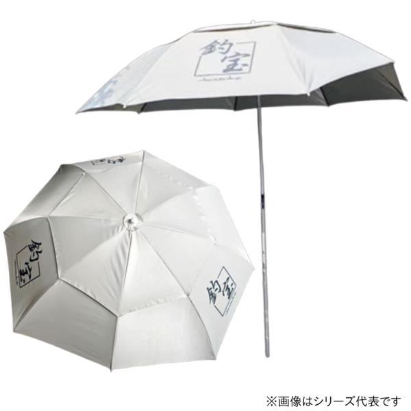 泡づけ本舗 釣宝パラソル 120 首折 ホワイト (フィッシングパラソル ヘラパラソル)