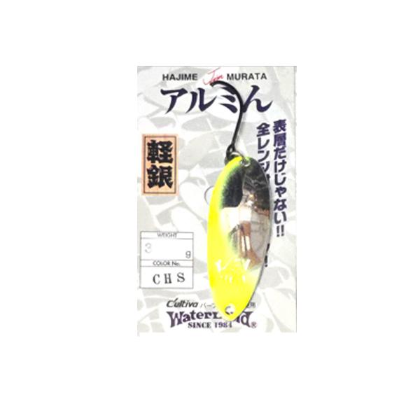 ウォーターランド アルミん 2.5g #CHS チャートシルバー (スプーン