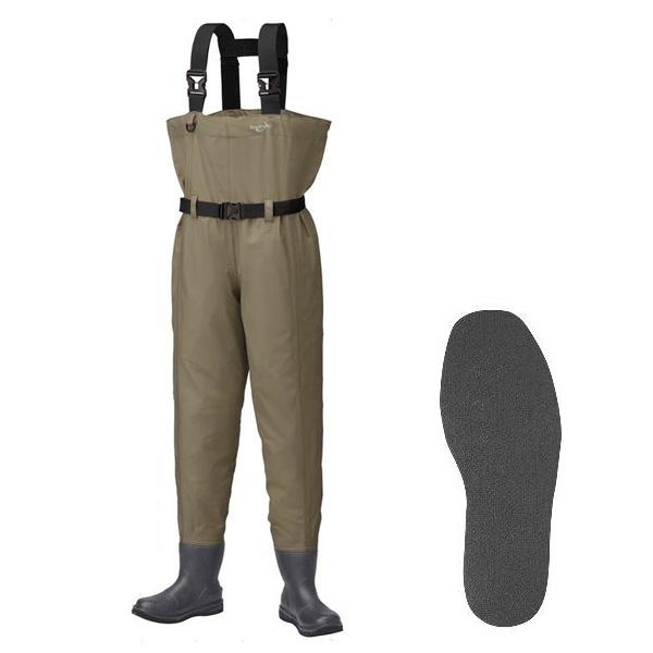 プロックス ブリザテックポリカウェダー LTD チェスト/フェルト PX3273 (ウェーダー ウエーダー 釣り)■カラー：シナモンベージュ■底：フェルトソール≪プロックス ウェーダー 釣り≫