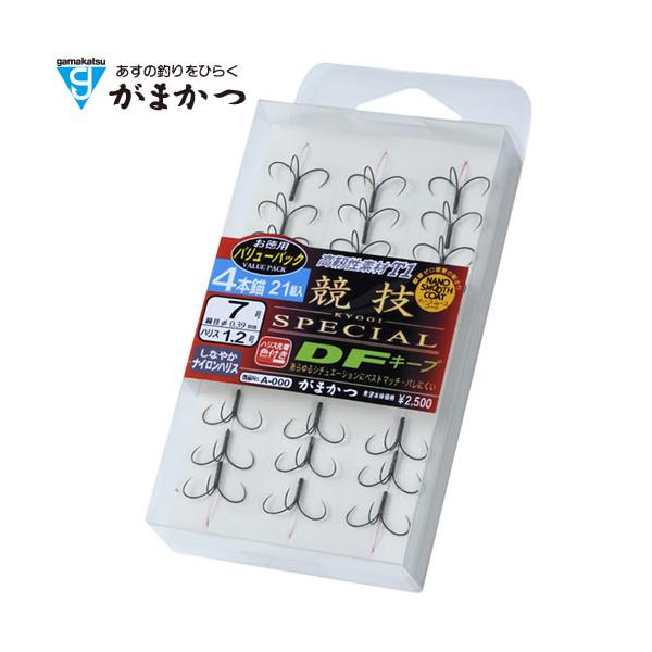がまかつ T1 競技SP DF(キープ) 4本錨 バリューパック A-159 (鮎針 イカリ仕掛け 狐型) ゆうパケット可