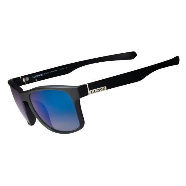 がまかつ スペッキーズ #1マットブラック/ダークグレー×ブルーミラ LE3001-1 (偏光サングラス 偏光グラス 釣り メンズ)■カラー：#1マットブラックダークグレー/ブルーミラー■可視光線透過率：16%■紫外線透過率：1%■偏光度：...