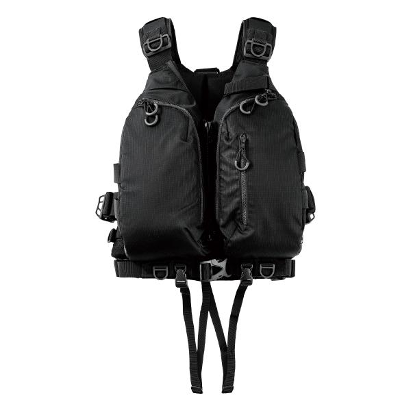 がまかつ マルチトレックPFD ブラック LE915 (ライフジャケット 大人用
