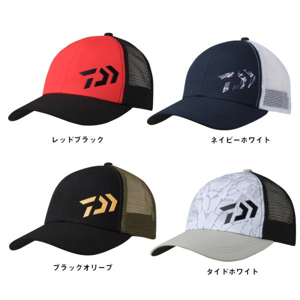 ダイワ 3Dロゴハーフメッシュキャップ F DC-6624 (フィッシングキャップ 帽子 釣り)