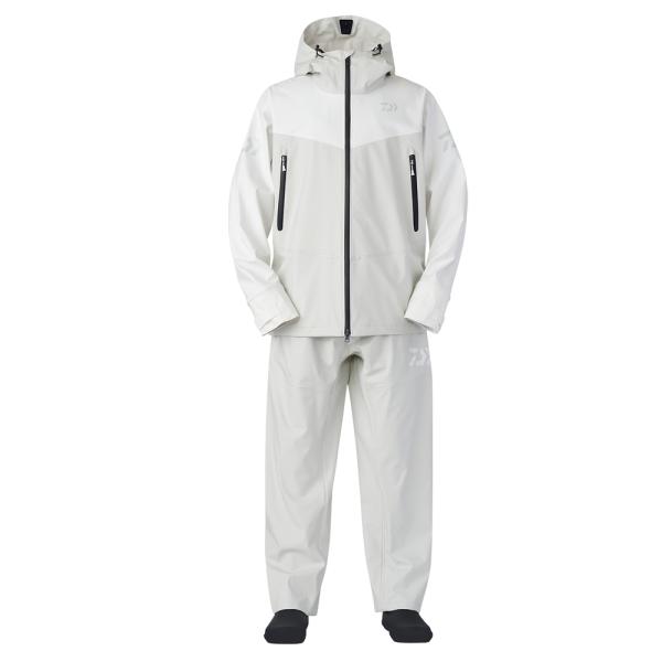 ダイワ オーシャンレインスーツ ライトグレー 2XL DR-6025 (大きい