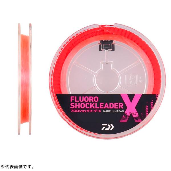 他サイト： ダイワ フロロショックリーダーX ステルスピンク 20m 3.5号 14lb (ショックリーダー フロロカーボン) ゆうパケット可の商品画像