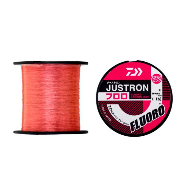 他サイト： ダイワ ジャストロンフロロ ステルスピンク 300m 0.8号〜1.5号 (ブラックバスライン フロロカーボンライン 釣り糸)の商品画像