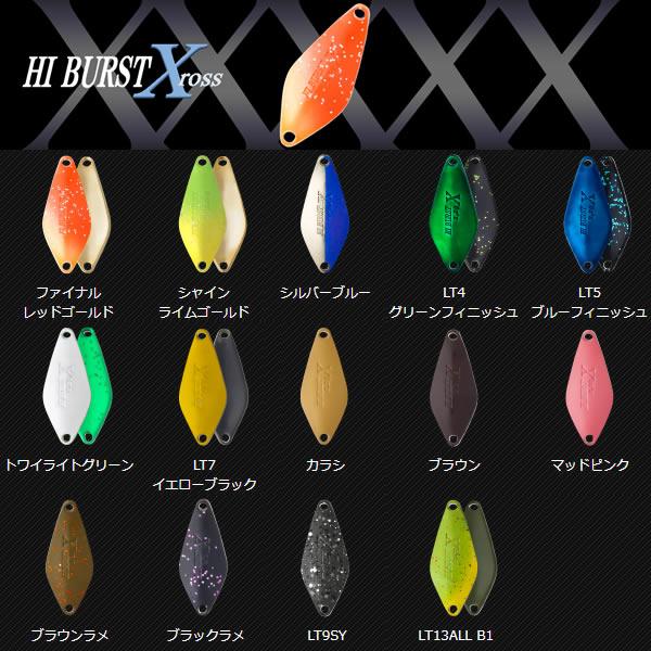 ヴァルケイン ハイバーストクロス 2.2g (トラウトルアー スプーン