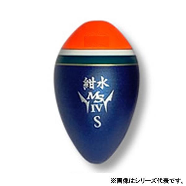 釣士道 紺水MS-4 S オレンジ (フカセ釣り ウキ 磯釣り) ゆうパケット可 