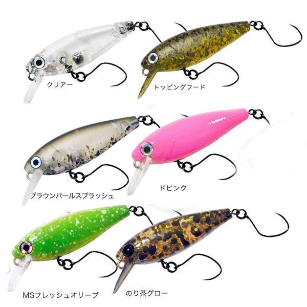 フィッシング ザッカー 50s 6個 ハンクル マット トラウト ミノー