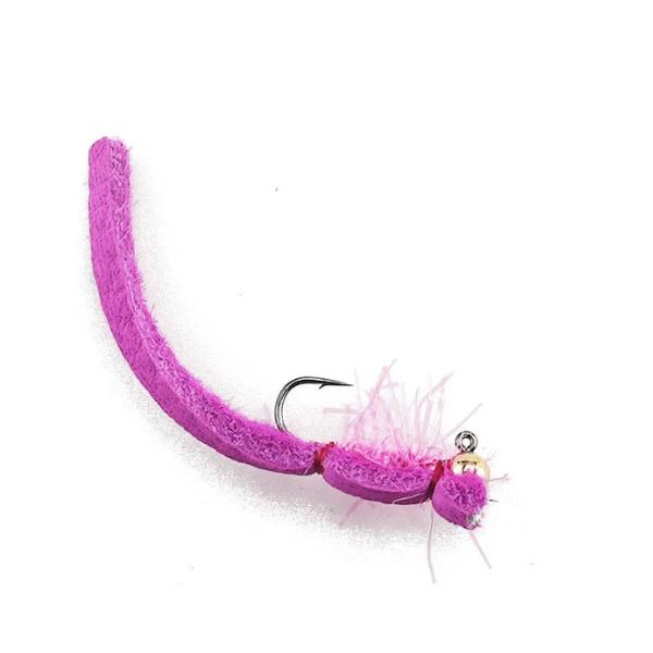 フェザー＆フライ Feather&amp;Fly どこでもソルトミニ 2g TKピンク (フライフィッシング 毛針 フライ完成品)※画像はシリーズ代表の商品を使用しております。悪しからずご了承下さい。≪フェザー＆フライ Feather&am...