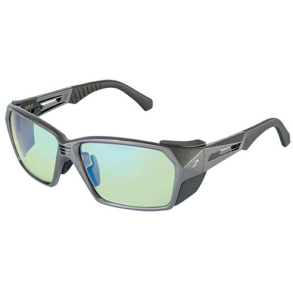 Zeque ルーフ F-2043 ガンメタル/イーズグリーン×ブルーミラー (偏光サングラス 偏光グラス 釣り メンズ)【送料無料】 fishing-you_4580274175339