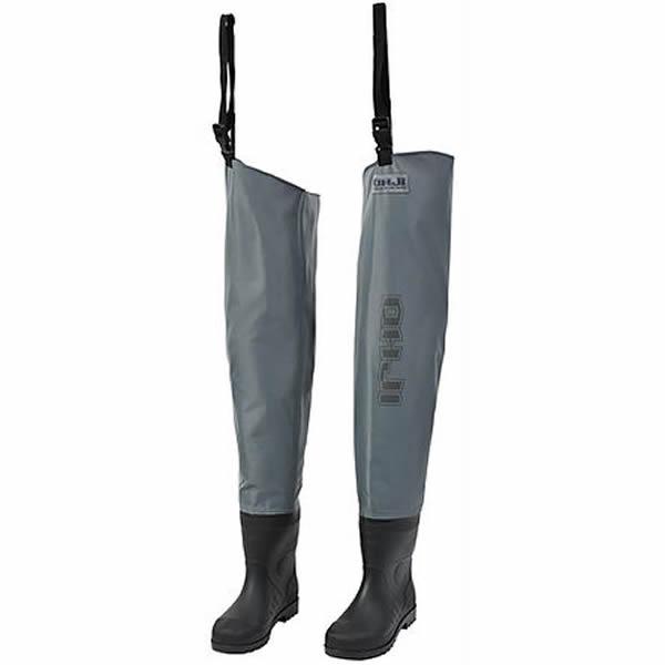 エクセル ヒップウェーダー70D(ラジアルソール) グレー OH-001R (ウェーダー ウエーダー 釣り)■カラー:グレー■重：1.6kg（L）■原産国：中国■素材：ナイロン70D・PVC≪エクセル ウェーダー ウエーダー 釣り≫