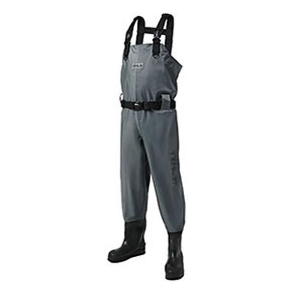 エクセル チェストハイウェーダー70D(フェルトソール) グレー OH-003F (ウェーダー 釣り)■素材：ナイロン70デニール■ソール：カッティングフェルト■発売年2024年春≪エクセル ウェーダー ウエーダー 釣り≫