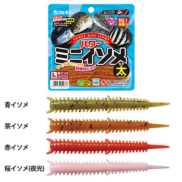 マルキュー パワーミニイソメ 太 (フィッシュフォーミュラー)■長さ：約5cm■内容量：16本入り≪マルキュー フィッシュフォーミュラー≫