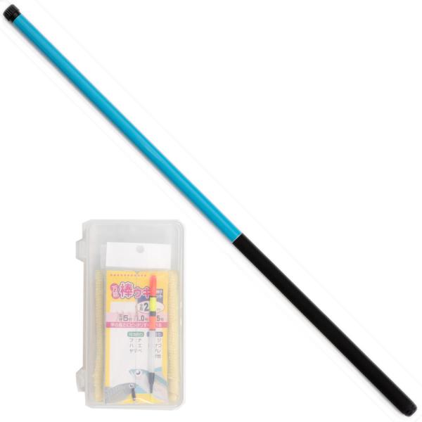 TOTO CLUB PGワンタッチ海川釣りセット 270 (のべ竿万能竿 セット)■全長(m)：2.70■継数(本)：6■仕舞(cm)：55.5■自重(g)：85■先径/元径(mm)：0.8/15.9■使用材料：グラス100％■付属仕掛け：...