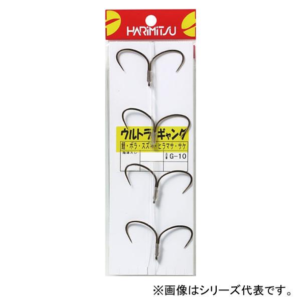 ハリミツ ウルトラギャング 30号 G-10 (ハゲ ボラ釣針 フック