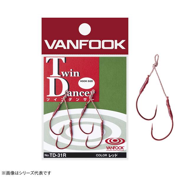 ヴァンフック ツインダンサー レッド TD-31R (ルアーフック)■入数：2組※内容量は、予告なく変更になることがあります。≪ヴァンフック ルアーフック≫